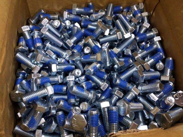 Box Of Approx. 300 Field Fastener 1/213"x1 1/4" N28 Hex Cap Bolts