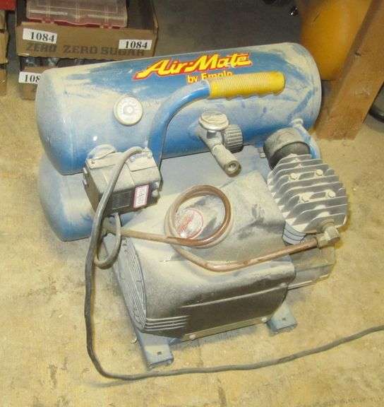 Emglo Airmate portable compressor Mark Van Hook, Auctioneer