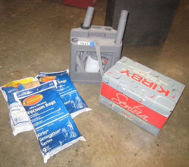 Kirby vacuum attachments & bags Mark Van Hook, Auctioneer