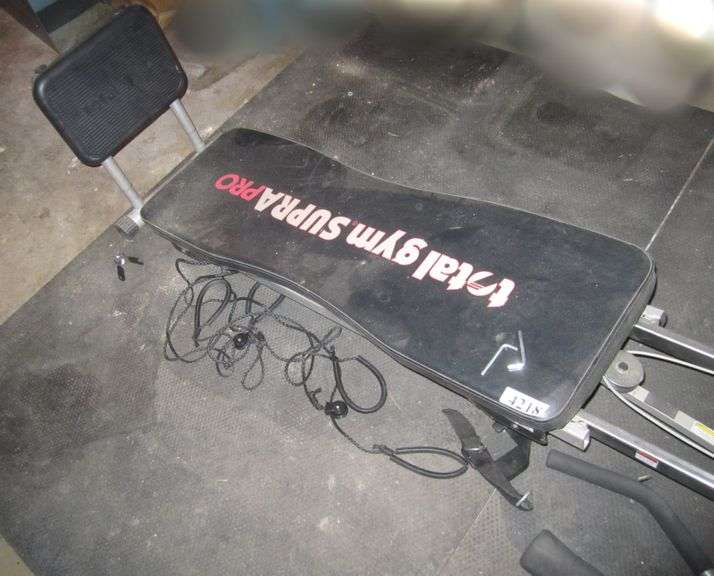 Total Gym Supra Pro, situp machine Mark Van Hook, Auctioneer