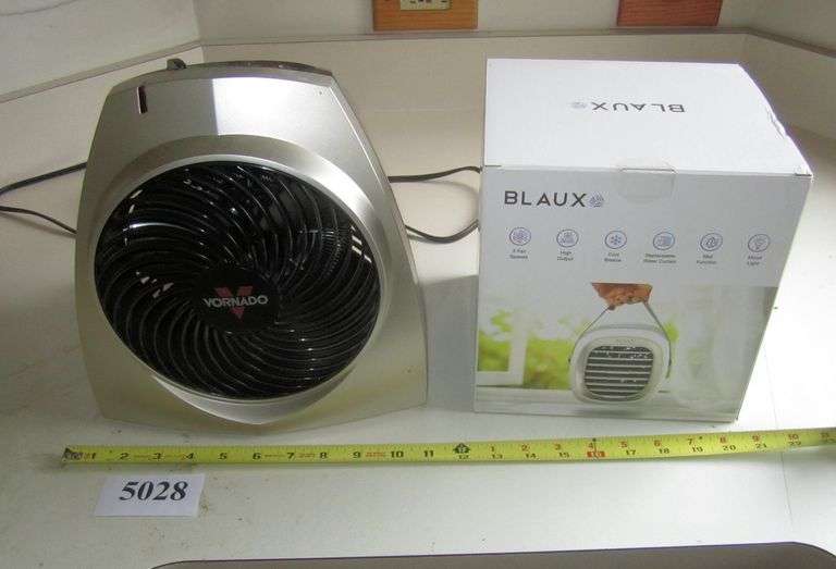 Blaux portable air conditioner, Vornado space heater Mark Van Hook