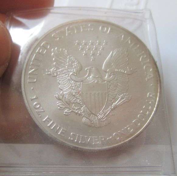 1995 standing liberty silver dollar 1 oz silver coin mark van hook