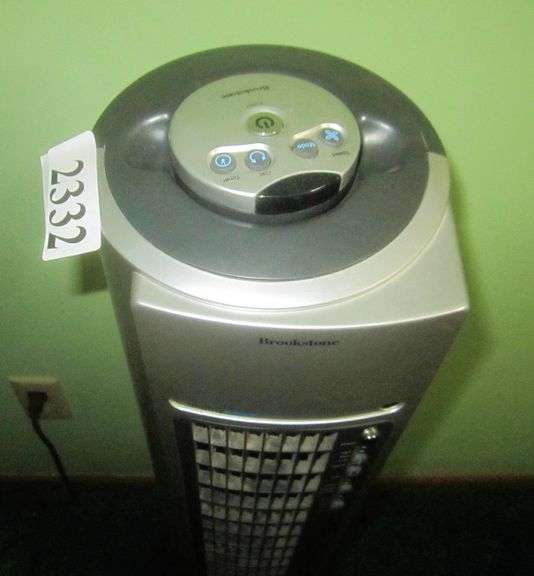 Brookstone Mighty Max tower fan Mark Van Hook, Auctioneer