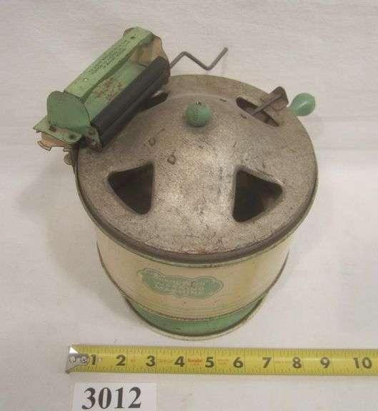 Vintage metal toy "Sunny Suzy" wringer washing machine Mark Van Hook