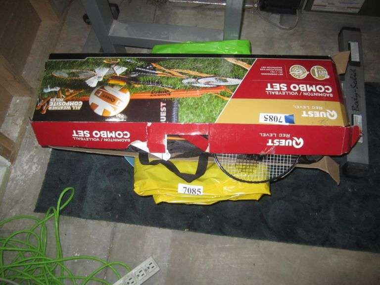 Quest badminton/volleyball set, inflatables, toys Mark Van Hook