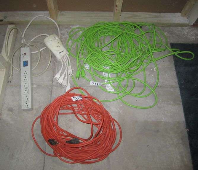 Extension cords, power strips Mark Van Hook, Auctioneer