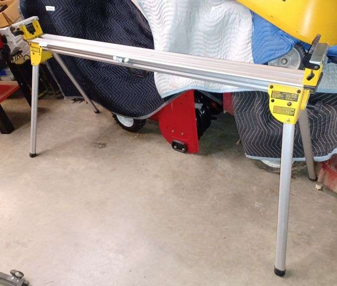 DeWalt DW723 folding miter saw table Mark Van Hook, Auctioneer