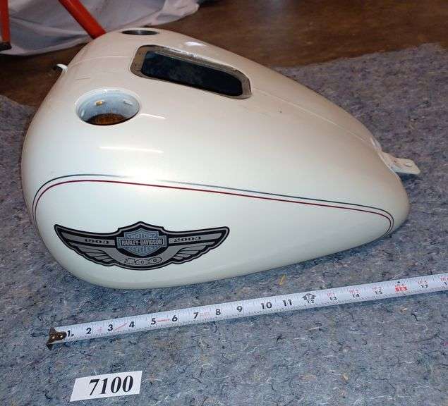 2003 HarleyDavidson FLSTFI 100th anniversary gas tank Mark Van Hook