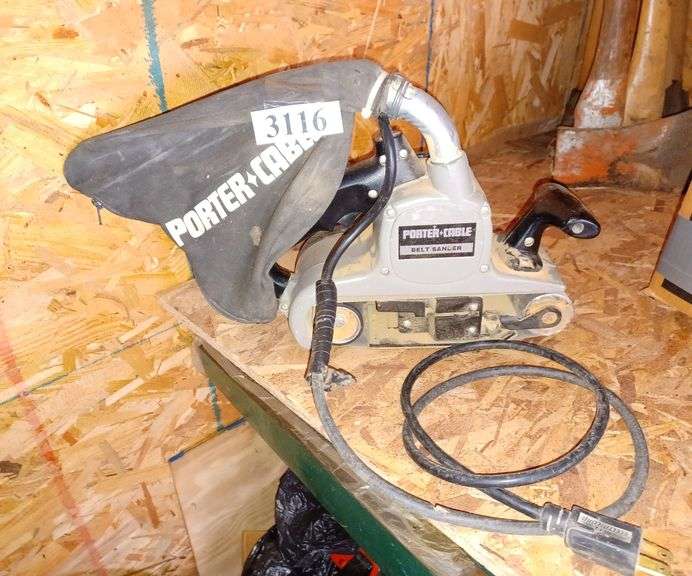 Porter Cable model 352vs variable speed 3 in x 21 inch belt sander