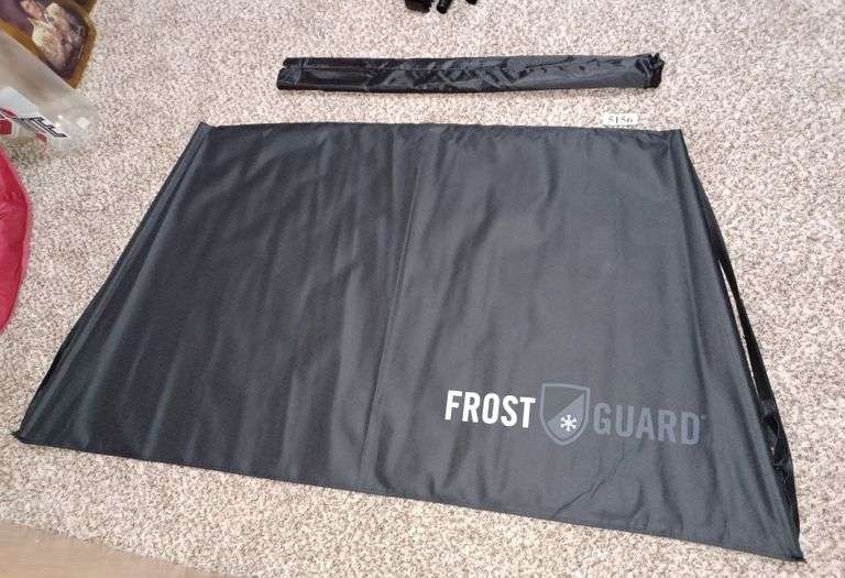 Frost guard car window cover with bag Mark Van Hook, Auctioneer