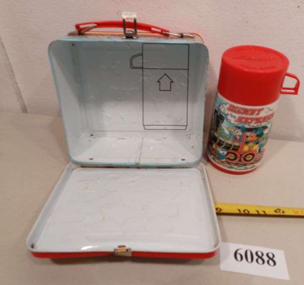 Disney Express lunch box with thermos, Barbie doll case Mark Van Hook