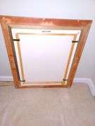 Framed mother and daughter lithograph on canvas signed Melba Watkins