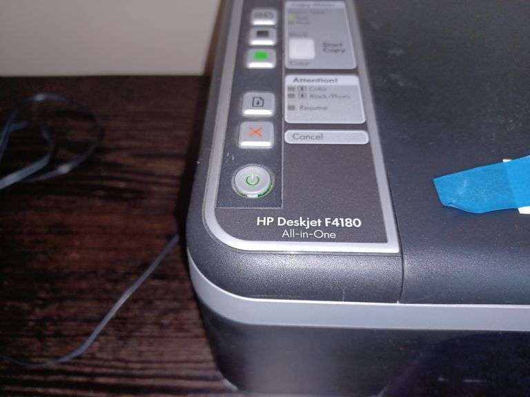HP Deskjet f4180 all in one printer - Mark Van Hook, Auctioneer