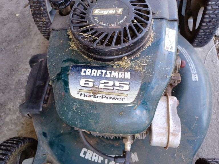 Craftsman 22 inch mulcher 6.25 horsepower push mower Mark Van Hook