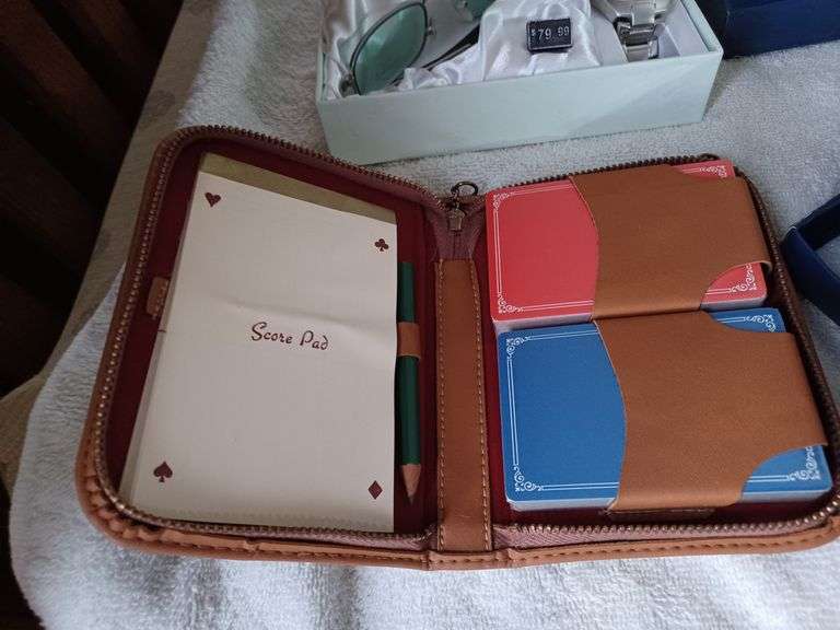 Gift set of sunglasses and watch, 2 new photo frames in boxes, two vintage electronic games, Etc