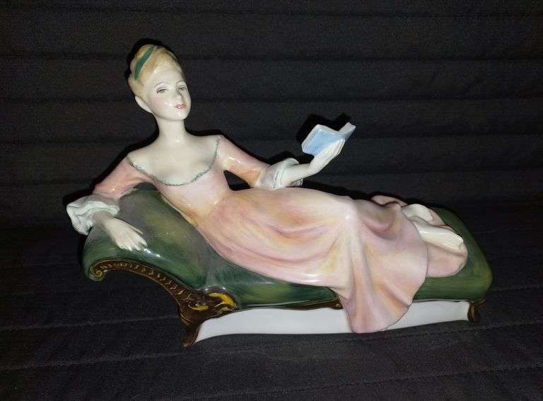 Royal Doulton Repose figurine Mark Van Hook, Auctioneer