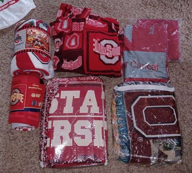 Ohio State throws, other Ohio State throws and blankets Mark Van Hook