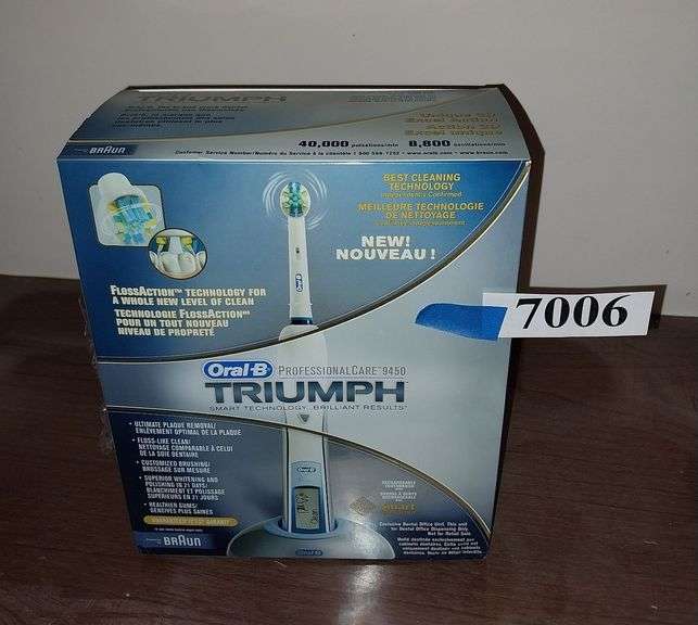 New in box Oral-B Triumph rechargeable toothbrush - Mark Van Hook ...