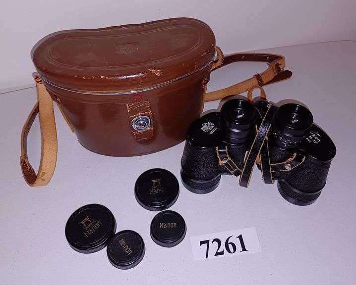 Vintage Nikon 9x35 binoculars with case, clear and working Mark Van