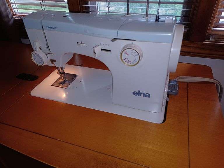 Elna sewing machine with attachments in Working Mark Van