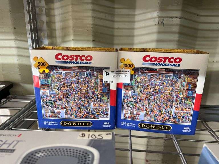 NEW 2 BOXES COSTCO WHOLESALE PUZZLE North American Auction LLC
