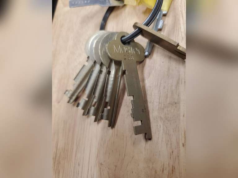 Keys with Markings Mosler Keys, Rekeying Tool,