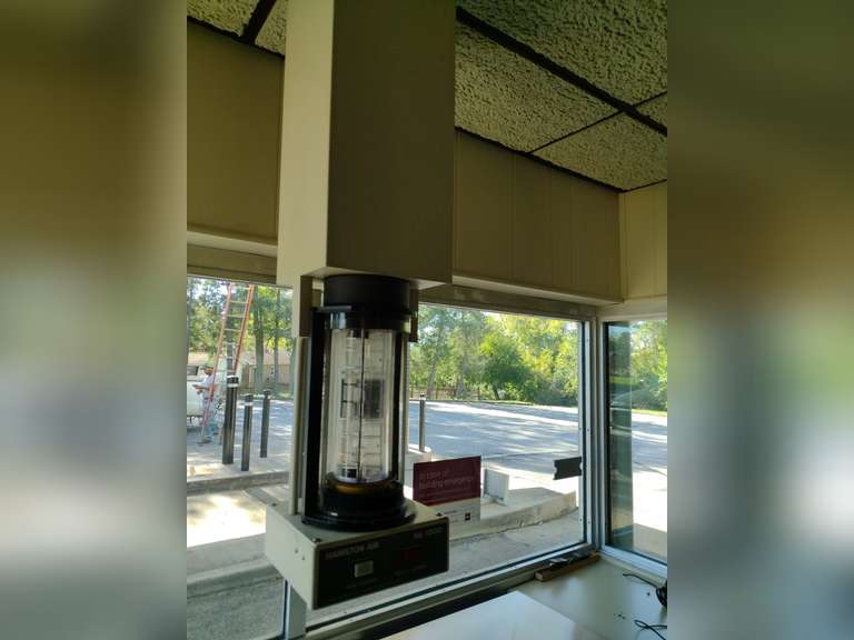 Hamilton Air carrier drive thru system. Including inside and outside