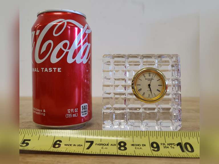 Waterford crystal quartz clock Northern Kentucky Auction, LLC