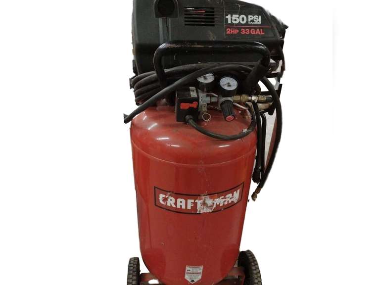 Brand new Craftsman 33 gal 2 HP 150 psi electric air compressor, model
