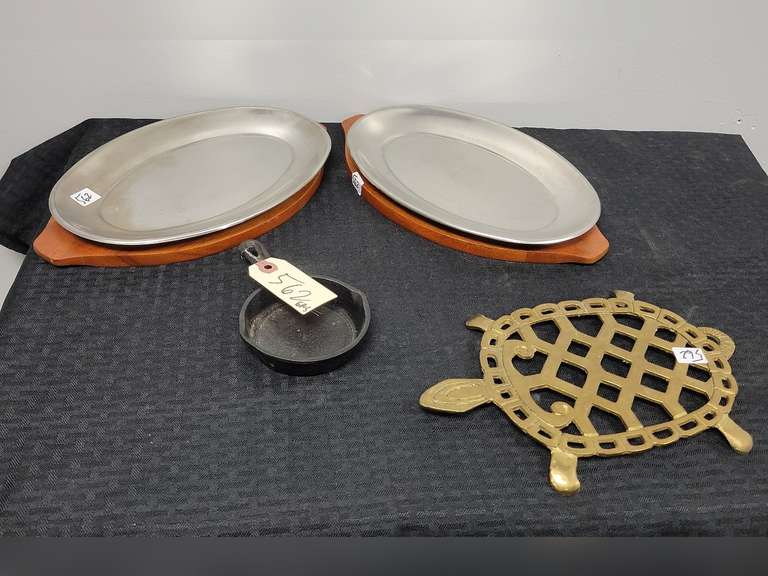 Trivet, Cast Iron Ash Tray and Serving Trays Northern Kentucky