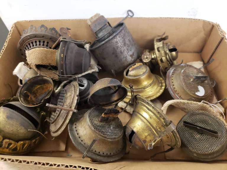 Oil lamp parts Northern Kentucky Auction, LLC