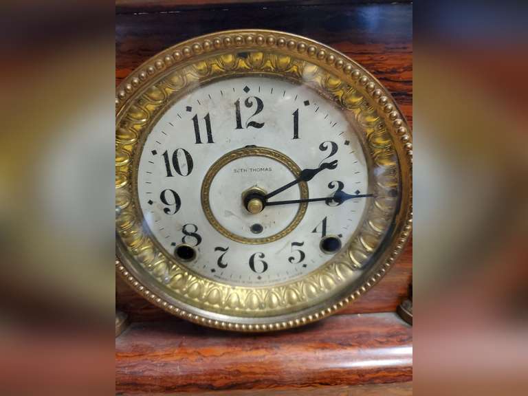 Beth Thomas Mantle Clock Converted To Battery