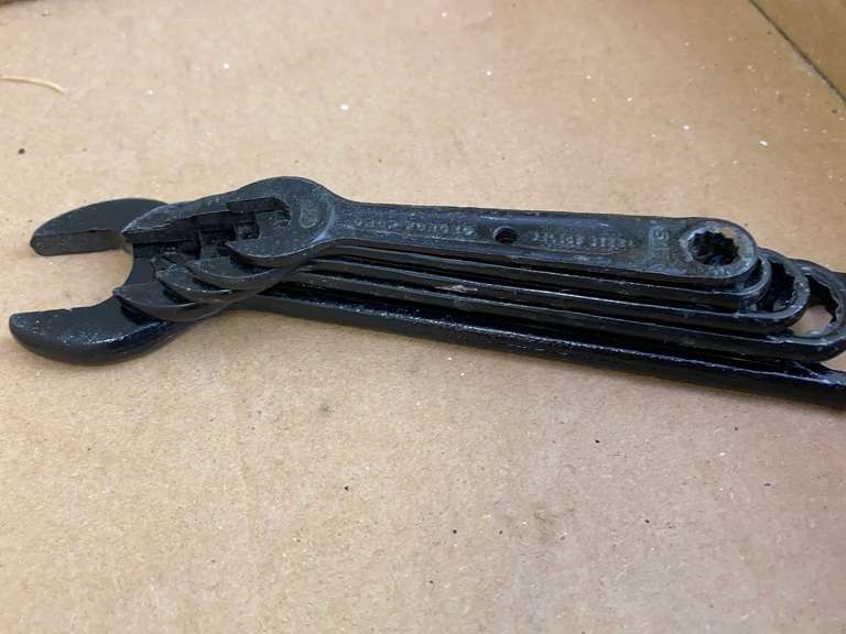 AutoKit No. 100 Tool Set, 1930s, 5 Wrenches Ford Model T A V8 era