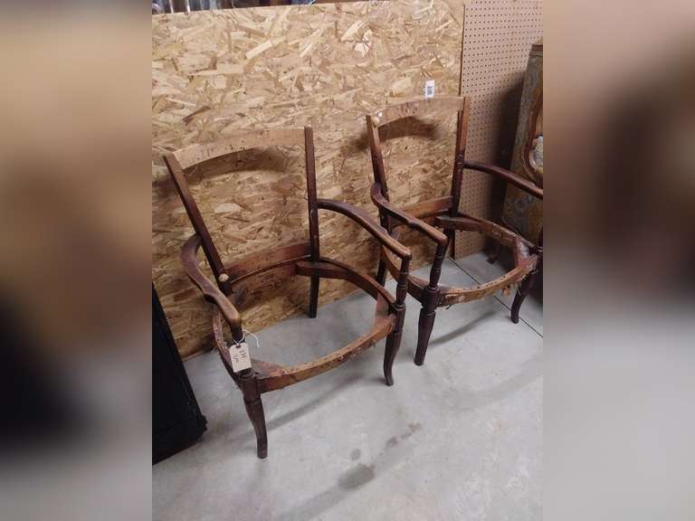 2 Antique chair frames Northern Kentucky Auction, LLC