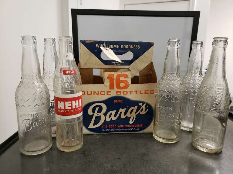 Barq's bottles and case with Nehi and Pepsi 8oz Northern Kentucky