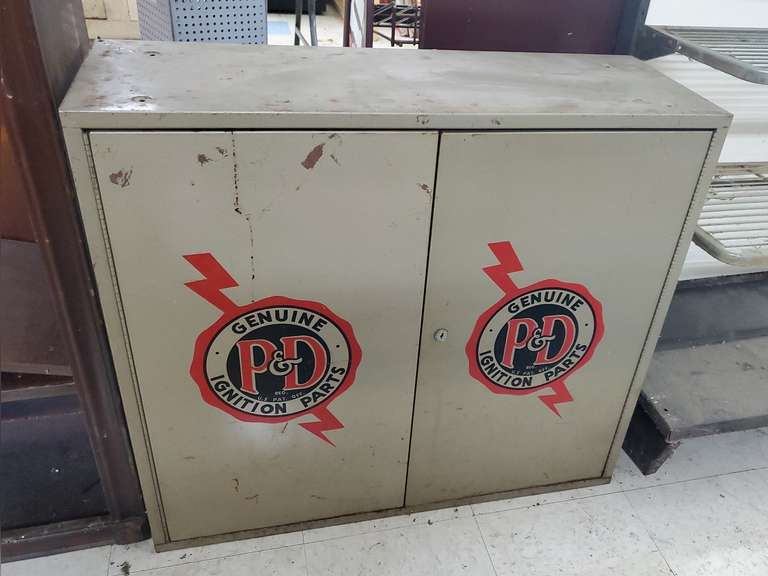 Genuine P & D Ignition Parts Storage Approx 32" H x 11" D x 28" W
