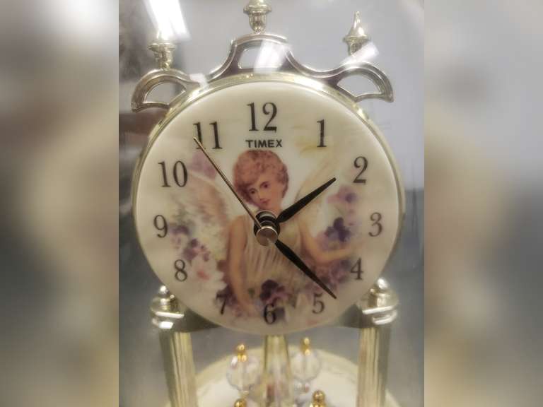 Timex cloche battery operated anniversary clock Northern Kentucky Auction, LLC
