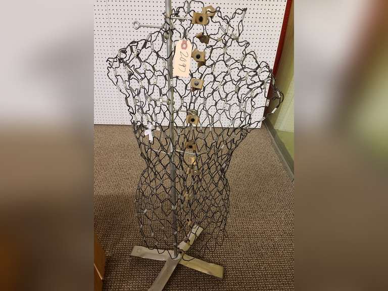 Metal body form. Approximately 44" tall