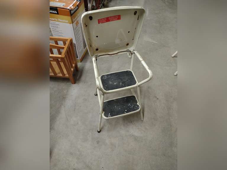 Vintage Cosco step stool chair.