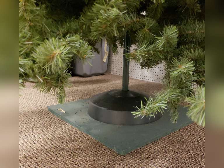 10ft Tall Christmas tree with wrapped lights Northern Kentucky Auction, LLC