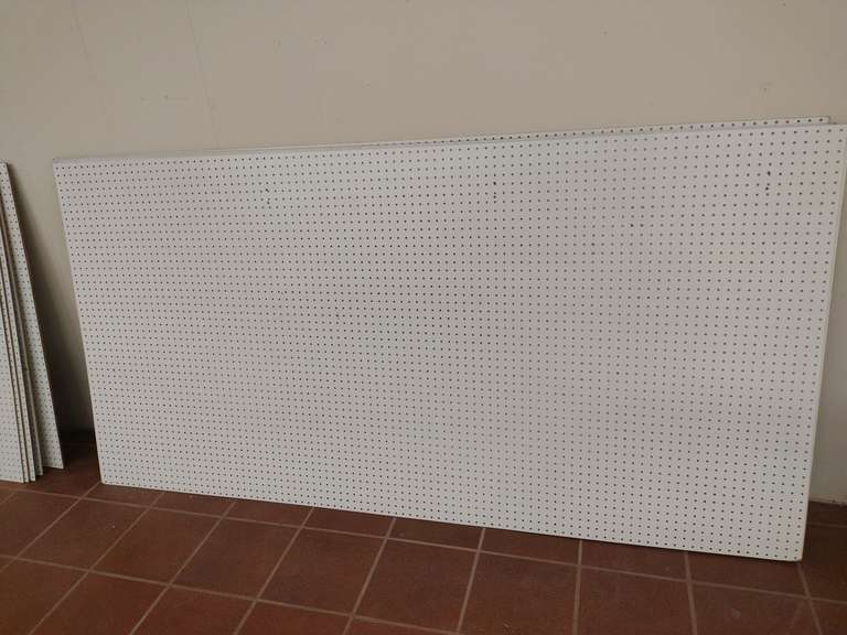 104'x8' Sheets of used pegboard.