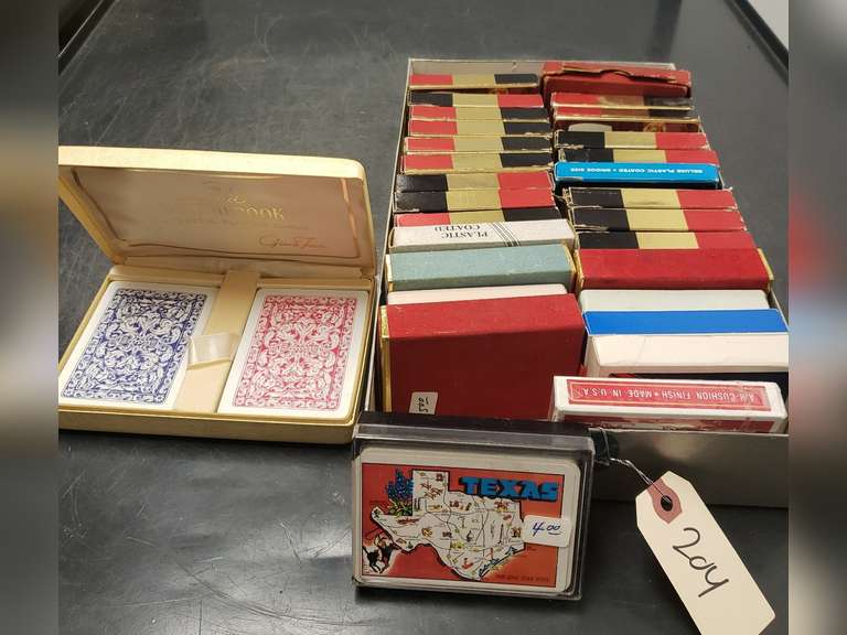 Playing card decks 20+