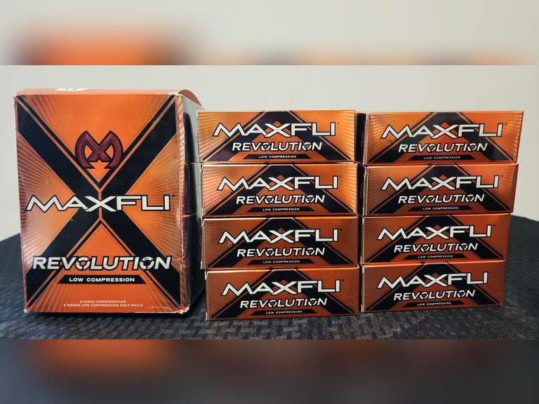 Maxfli Revolution low compression 2 dozen golf balls look to be new