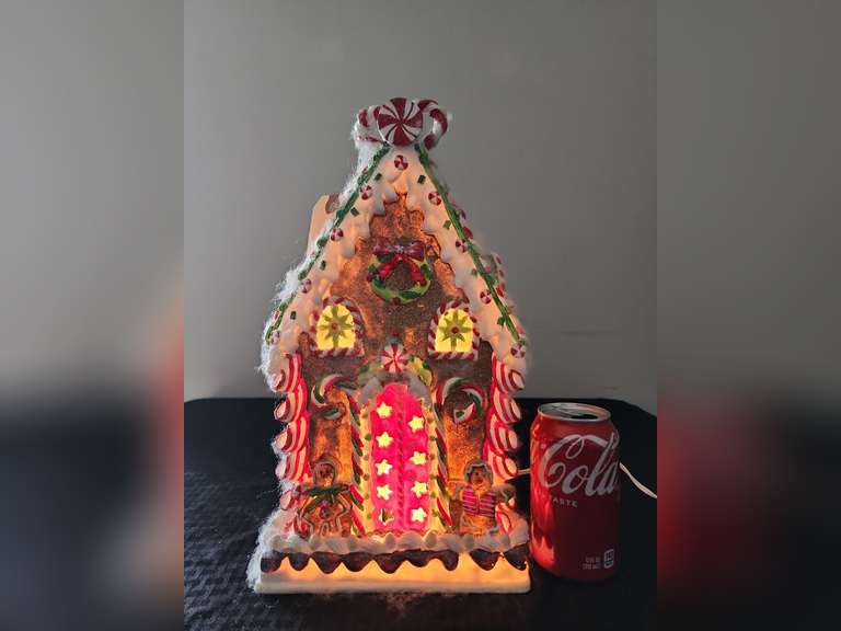 Plastic gingerbread house lights up Northern Kentucky Auction, LLC