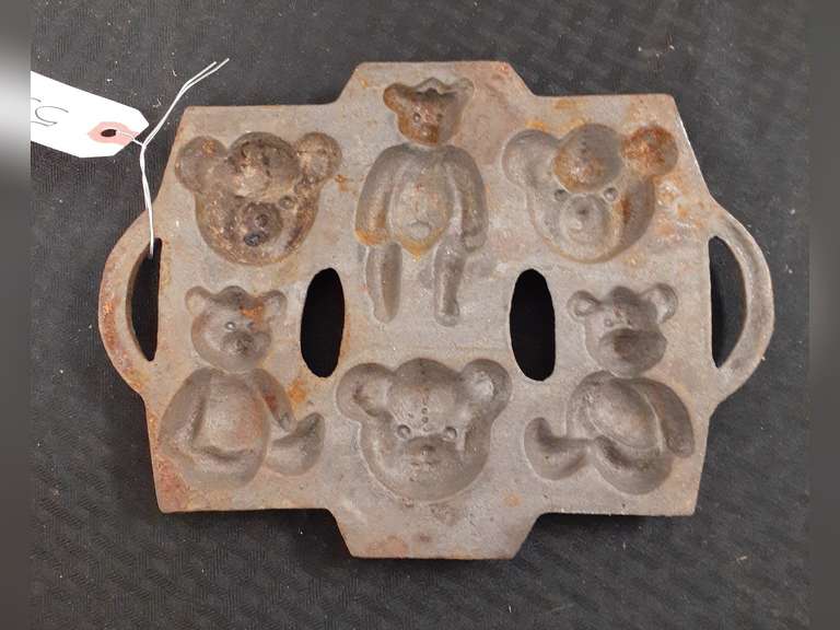 Cast Iron Teddy Bear Mold Northern Kentucky Auction, LLC