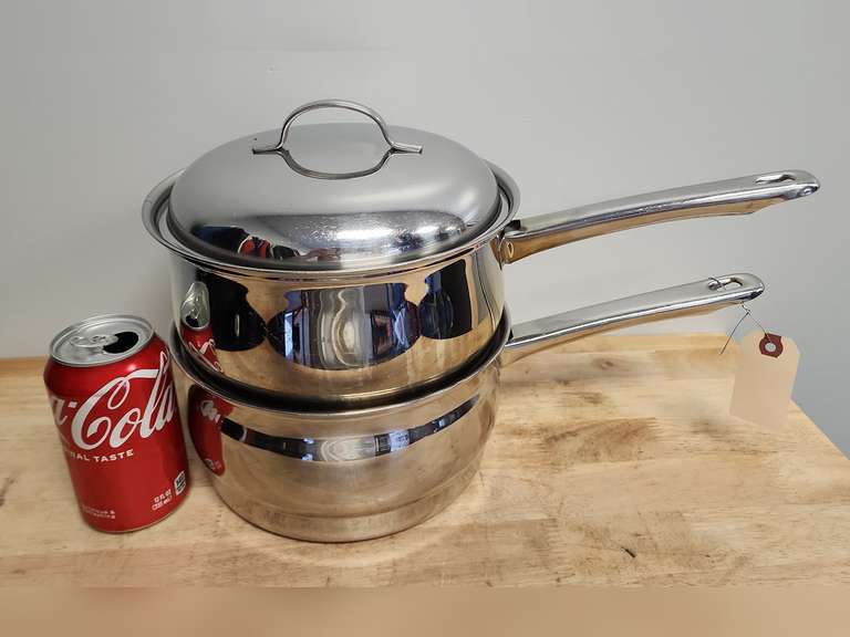 Belgique Tools of the Trade 3.5 quart sauce pan steamer Northern