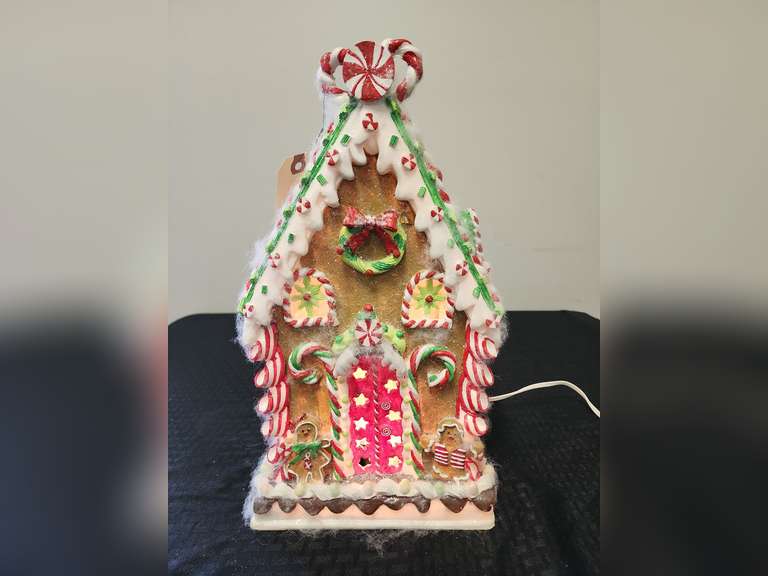 Plastic gingerbread house lights up Northern Kentucky Auction, LLC