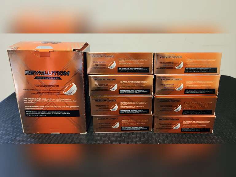 Maxfli Revolution low compression 2 dozen golf balls look to be new