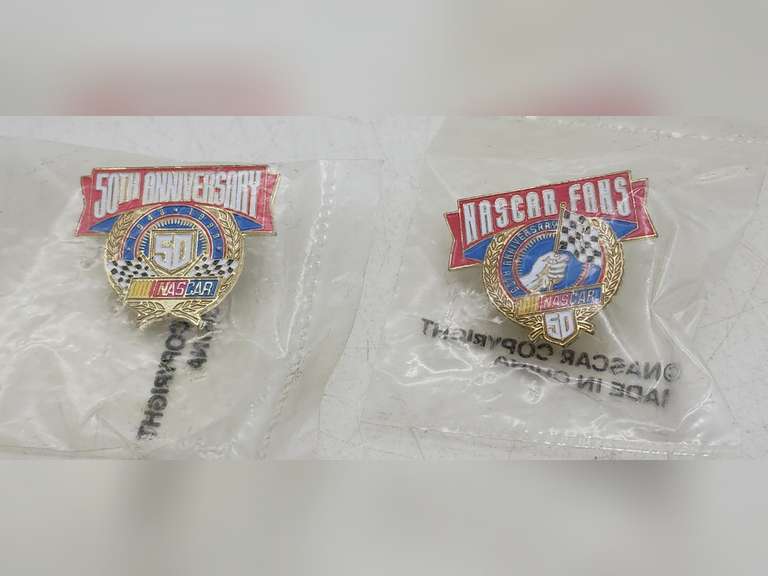 Assorted pins NASCAR, Cincinnati Reds, Spiral Festival and more