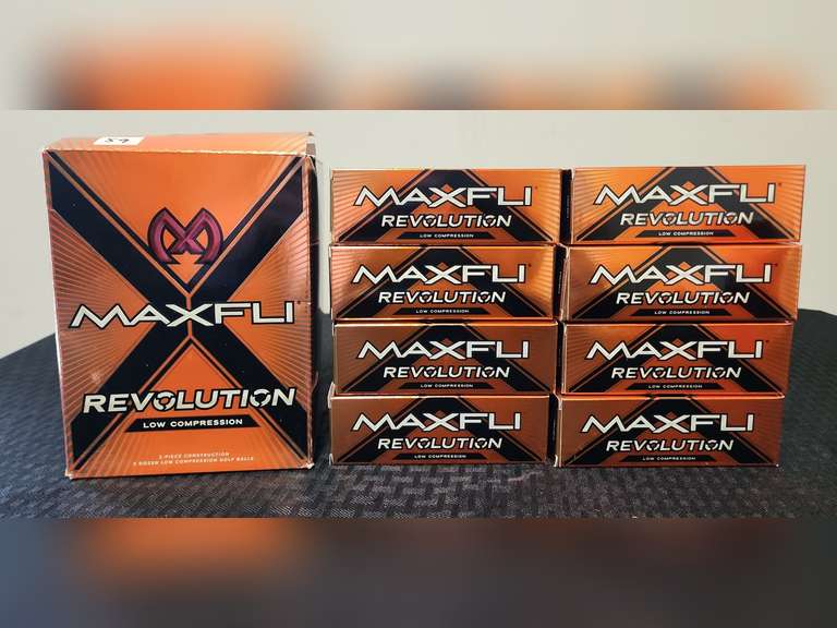 Maxfli Revolution low compression 2 dozen golf balls look to be new